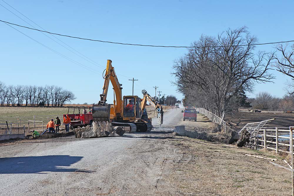 Rural road closed for bridge replacement